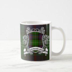 Sutherlandtartan-Schild Kaffeetasse