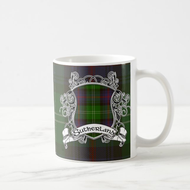 Sutherlandtartan-Schild Kaffeetasse (Rechts)