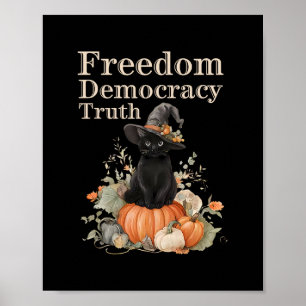 Sutiler Widerstand Trump Freiheit Demokratie Wahrh Poster
