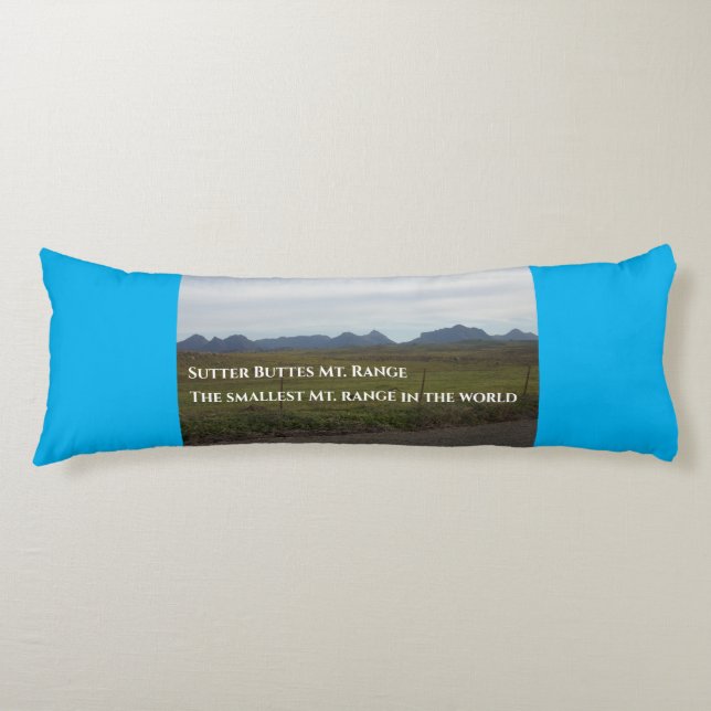 Sutter Buttes Mountain kleinste Reichweite der Wel Seitenschläferkissen (Vorderseite)