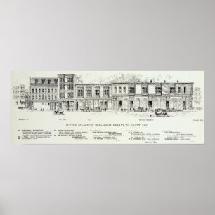 Sutter Süd Kearny und Grant Poster