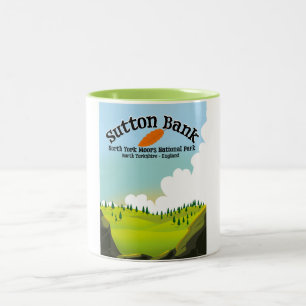 Sutton Bank North York Moore Nationalpark Zweifarbige Tasse