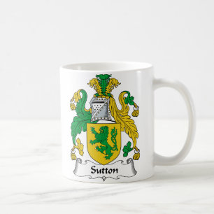 Sutton Familienwappen Kaffeetasse