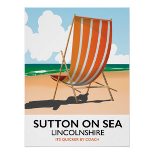 Sutton on Sea-Seereiseplakat. Poster