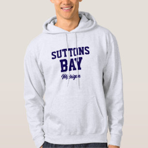 Suttons Bay Michigan Printed Hoodie