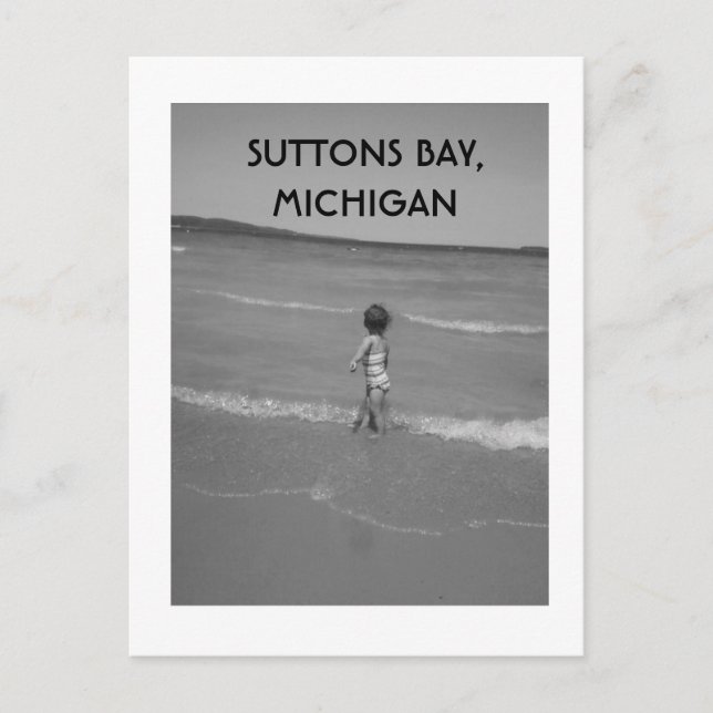 Suttons Bucht-Michigan-Postkarte Postkarte (Vorderseite)