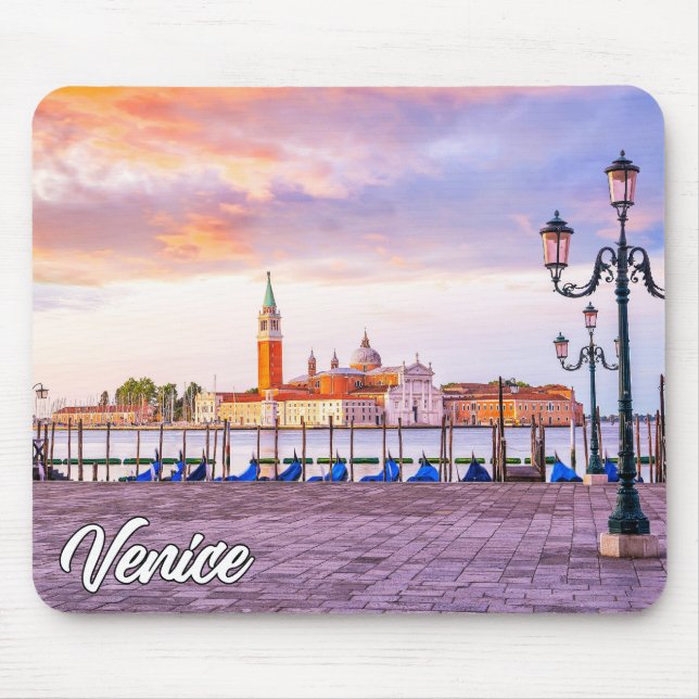 Suunset über Venedig, Italien Mousepad (Vorne)