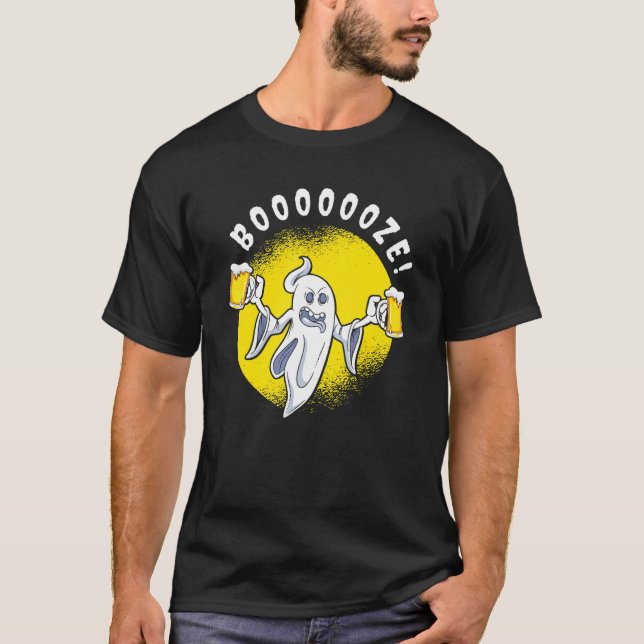 Süüüüüßbier Trinkender Geist T-Shirt (Vorderseite)