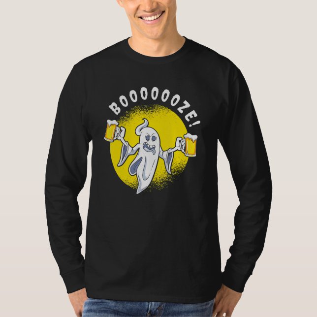 Süüüüüüßbier Trinkender Geist T-Shirt (Vorderseite)