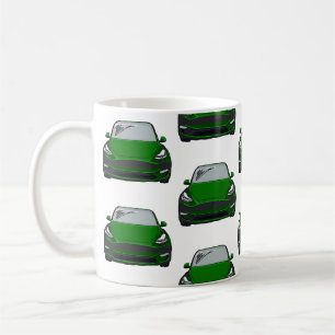 SUV-Fahrzeug mit umweltfreundlichem Antrieb Kaffeetasse