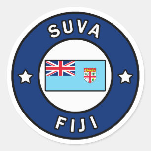 Suva Fiji Runder Aufkleber