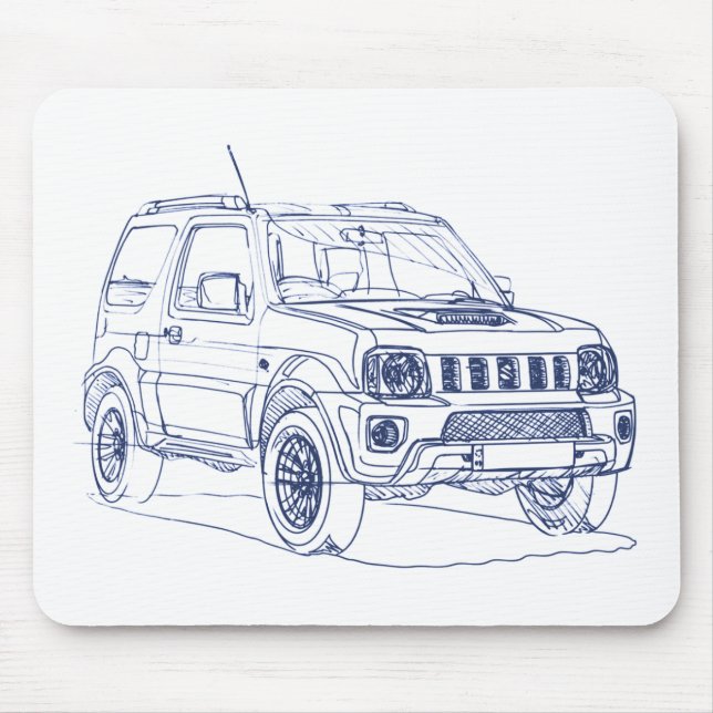 Suz Jimny 2013 Mousepad (Vorne)