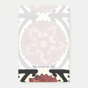 Suzani Art-dekoratives Blumenmuster Post-it Klebezettel