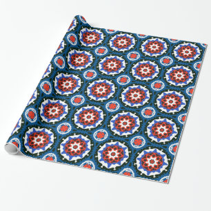 Suzani-Muster mit kühnen Ornamenten Geschenkpapier