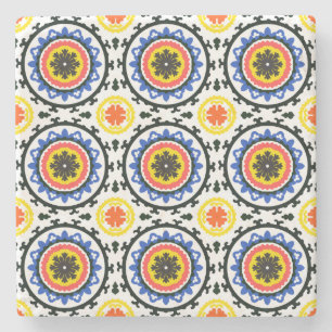 Suzani Muster Steinuntersetzer