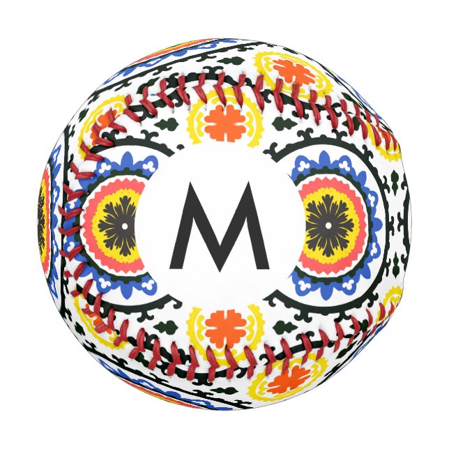 Suzani Pattern Baseball (Vorderseite Links)