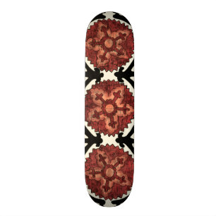 Suzani Style Decoration Blumenmuster Skateboard