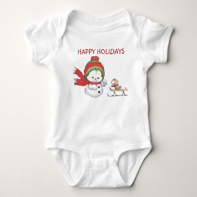SUZANNE ELIZABETH CHRISTMAS COLLECTION BABY STRAMPLER (Vorderseite)