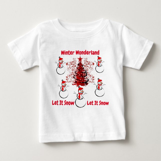 SUZANNE ELIZABETH CHRISTMAS COLLECTION BABY T-SHIRT (Vorderseite)
