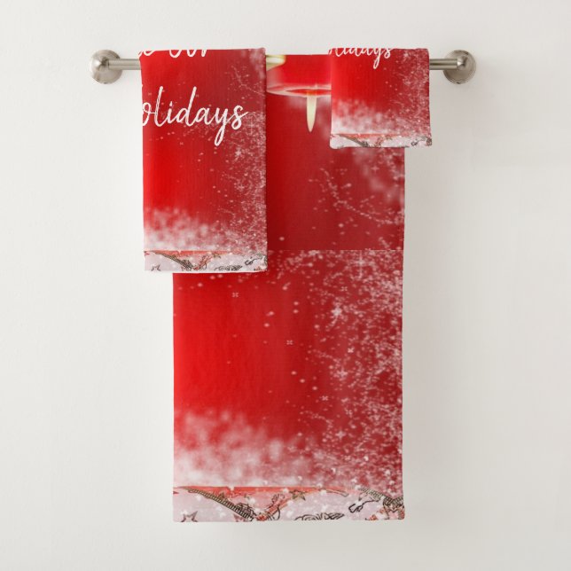 Suzanne Elizabeth Christmas Collection - Bad Tow Badhandtuch Set (Insitu)