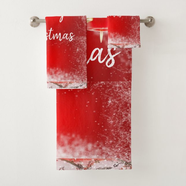 Suzanne Elizabeth Christmas Collection Badhandtuch Set (Insitu)