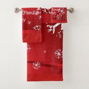 Suzanne Elizabeth Christmas Collection Badhandtuch Set