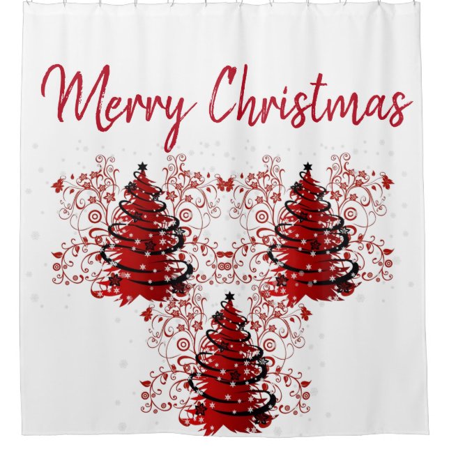 SUZANNE ELIZABETH CHRISTMAS COLLECTION DUSCHVORHANG (Vorderseite)