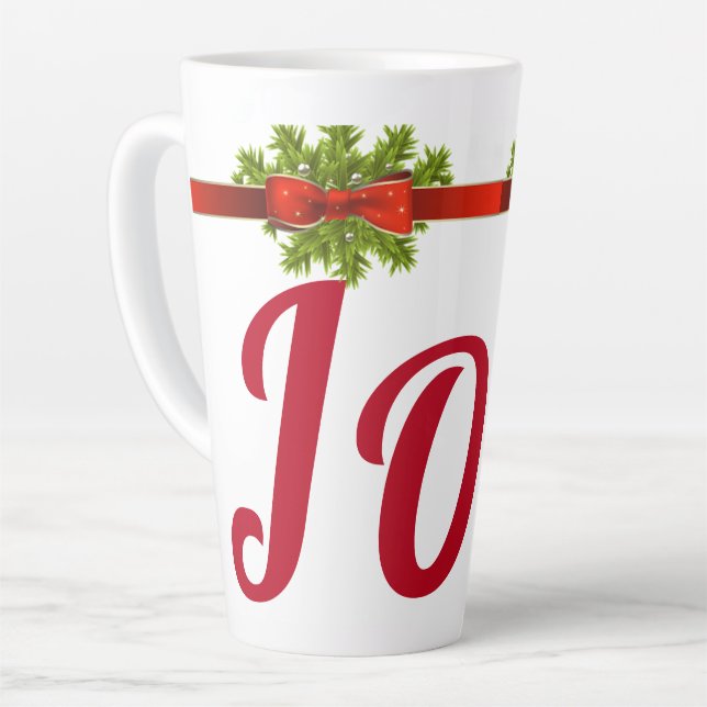 Suzanne Elizabeth Christmas Collection Latte Tasse (Linke Ecke)
