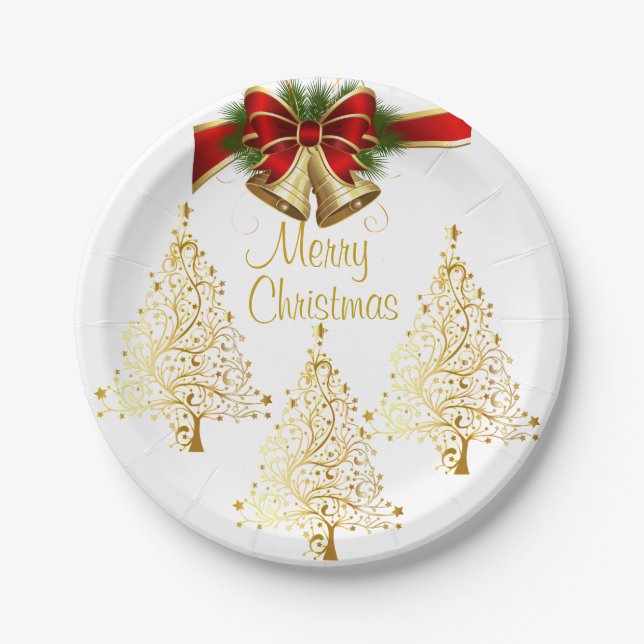 Suzanne Elizabeth Christmas Collection Paper Plate Pappteller (Vorderseite)
