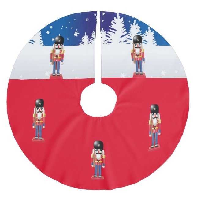 Suzanne Elizabeth Christmas Collection Polyester Weihnachtsbaumdecke (Vorderseite)