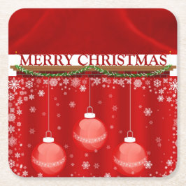 SUZANNE ELIZABETH CHRISTMAS COLLECTION RECHTECKIGER PAPPUNTERSETZER