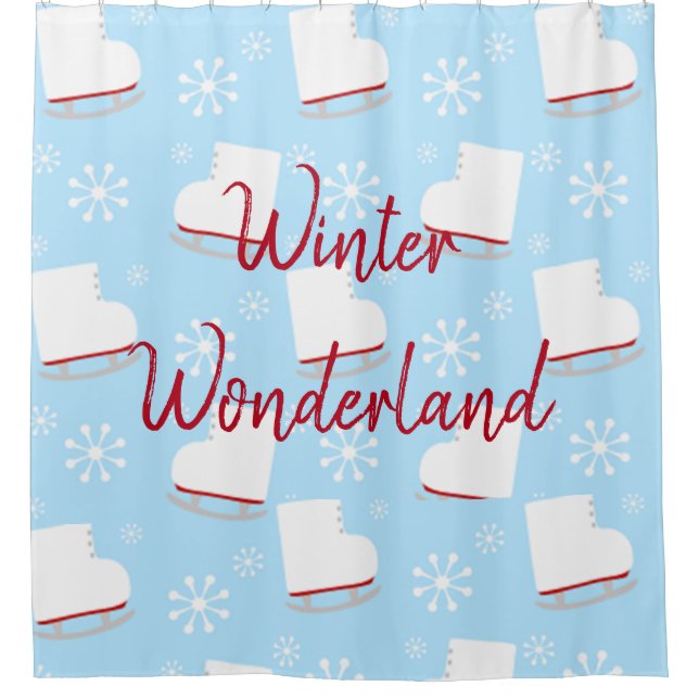 SUZANNE ELIZABETH CHRISTMAS COLLECTION SHOWER CURT DUSCHVORHANG (Vorderseite)