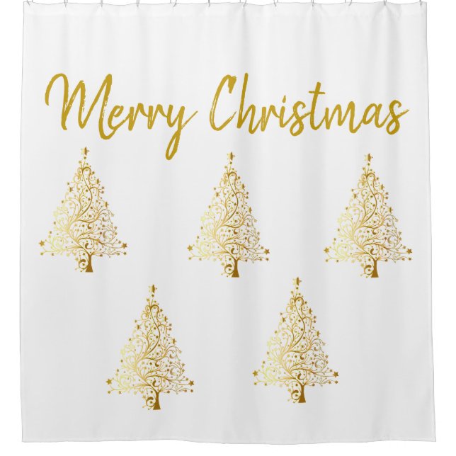 SUZANNE ELIZABETH CHRISTMAS COLLECTION SHOWER CURT DUSCHVORHANG (Vorderseite)