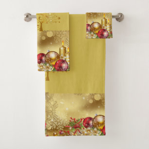 SUZANNE ELIZABETH CHRISTMAS SAMMLUNG BAD TOWEL BADHANDTUCH SET