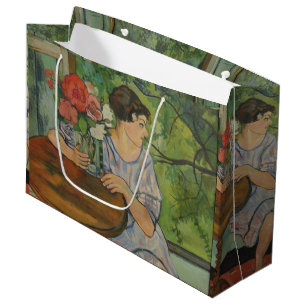 Suzanne Valadon Young Girl vor einem Fenster Große Geschenktüte