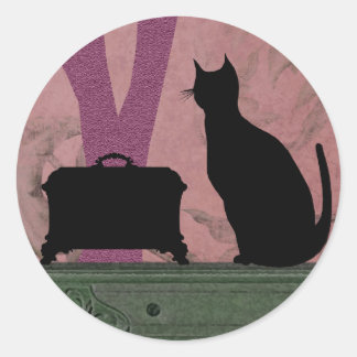 Suzannes Katze in Lilac - Stickers