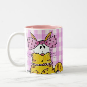 Suzette-Dainty Kitty Zweifarbige Tasse
