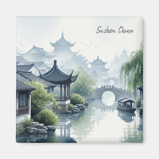 Suzhou China Travel Magnet (Vorne)