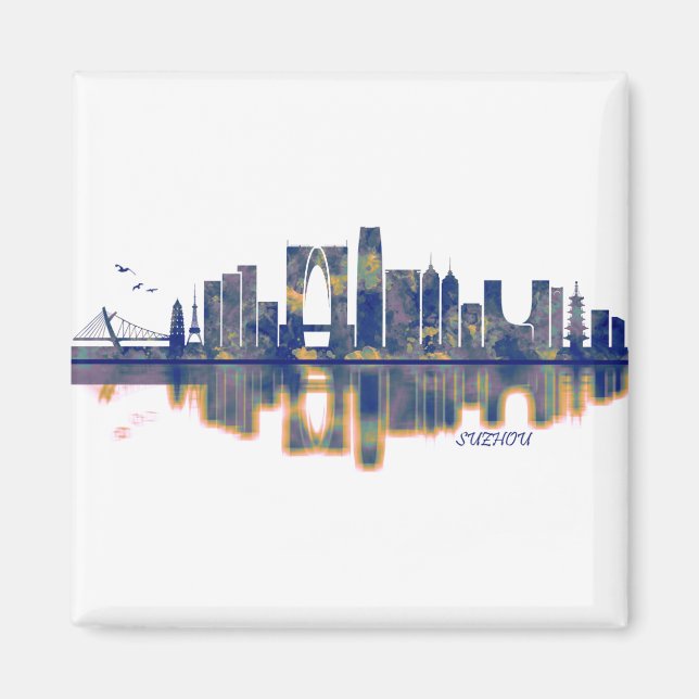 Suzhou Skyline Magnet (Vorne)