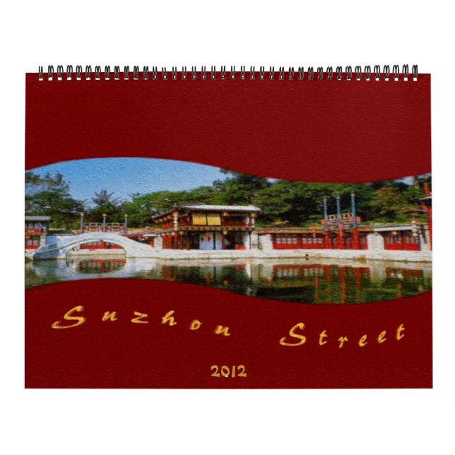 Suzhou Street Calendar Kalender (Titelbild)