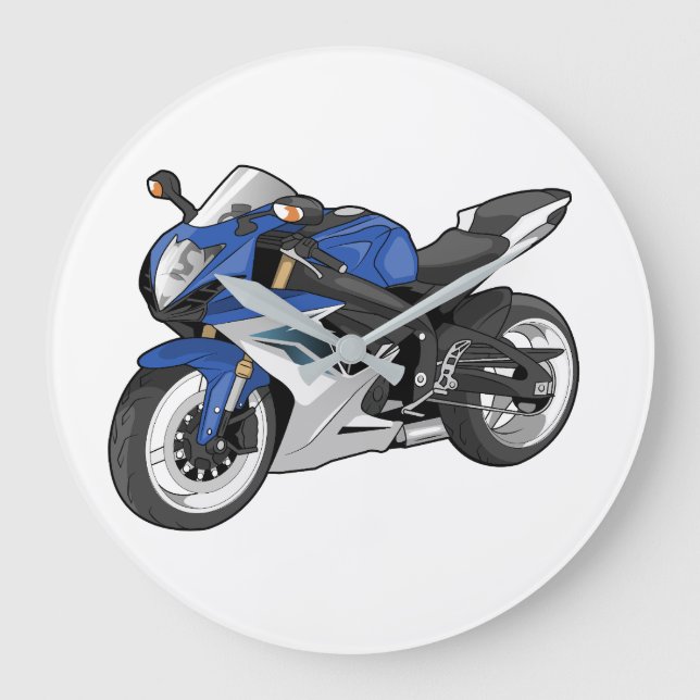 Suzuki GSX-R Große Wanduhr (Vorderseite)