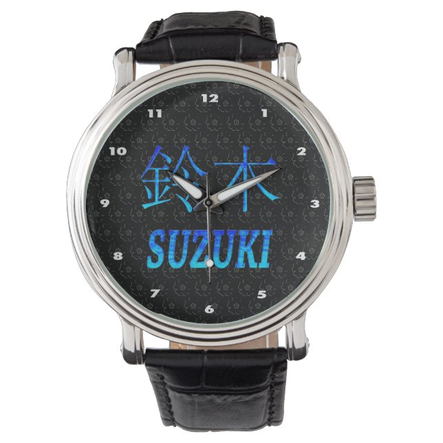 Suzuki Monogram Armbanduhr (Vorderseite)