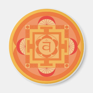 Svādhisthāna Chakra Mandala Magnet