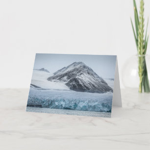 Svalbard Glacier Landscape Photo Karte