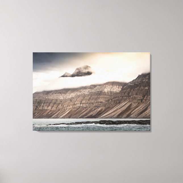 Svalbard Landscape Foto Leinwanddruck (Vorderseite)