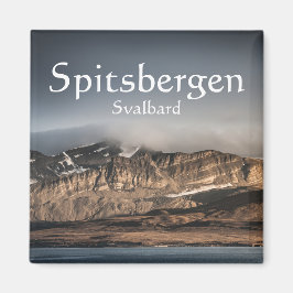 Svalbard Landscape Foto Magnet