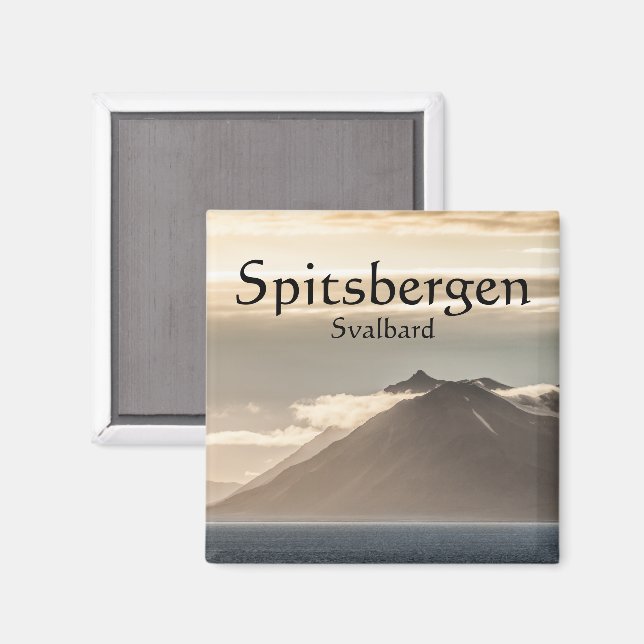 Svalbard Landscape Foto Magnet (Vorderseite/Rückseite)