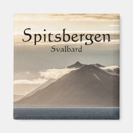 Svalbard Landscape Foto Magnet