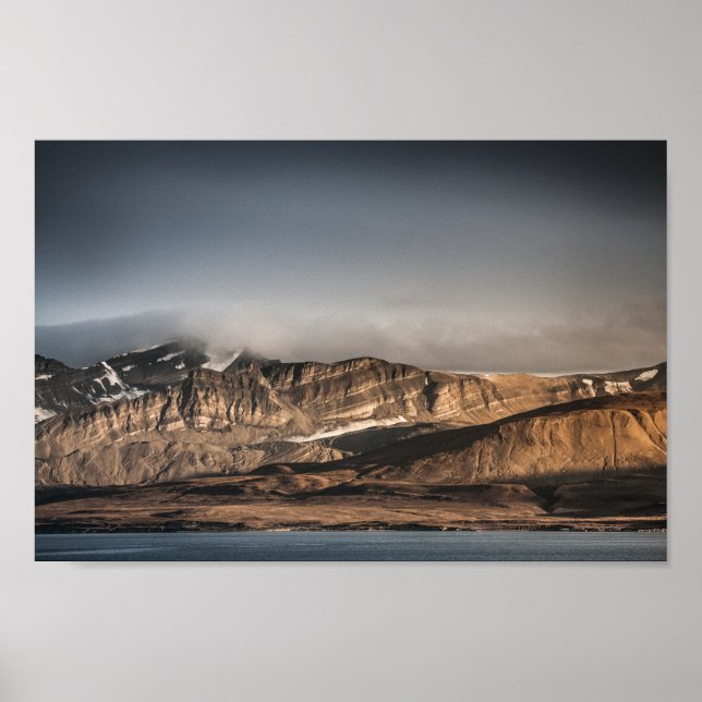 Svalbard Landscape Foto Poster (Vorne)