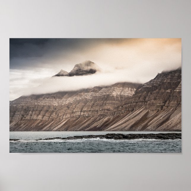 Svalbard Landscape Foto Poster (Vorne)